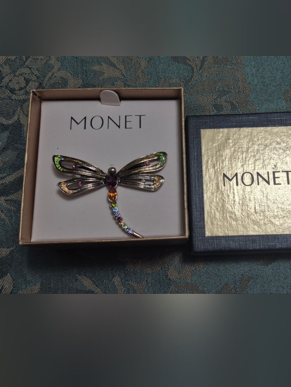 Monet Dragonfly Brooch